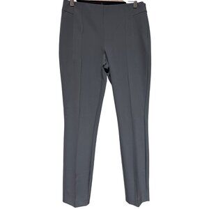 Gramercy Acclaimed Stretch Women's Pants Shale Grey Pintucked Seams Slim Size 4